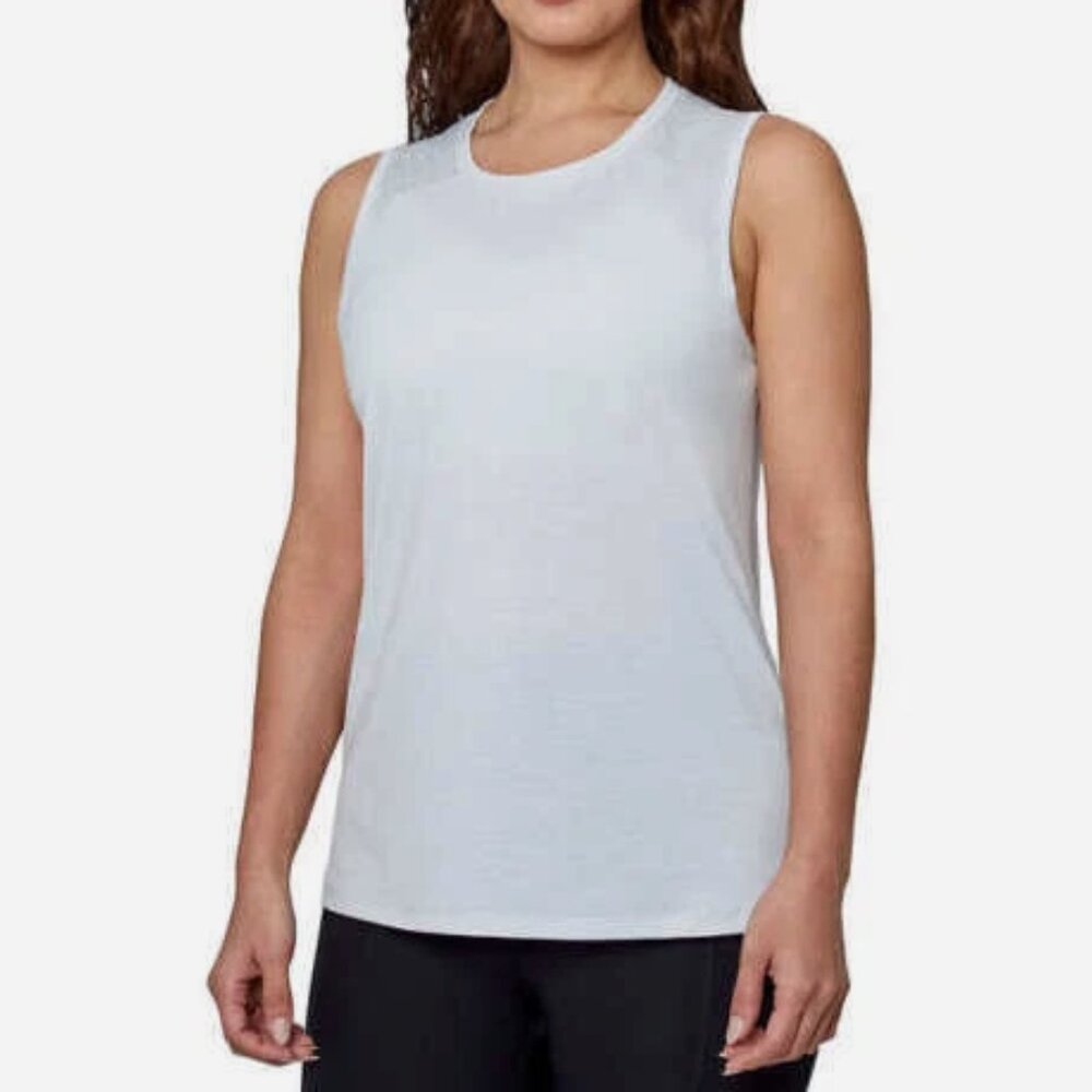 Mondetta Women Oysler White Active Tank Top, size XL NWOT
